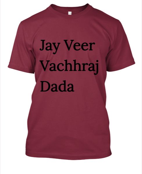 Jay Veer Vachhraj Dada T-Shirt - Front