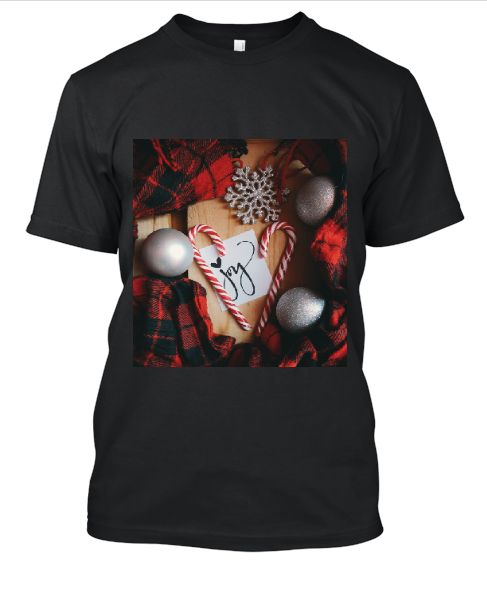 Joy Men's Cotton T-Shirt - Front