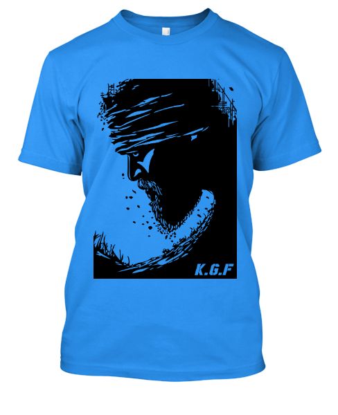 K.G.F - YASH - Blue - Front