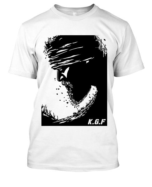 K.G.F - YASH - White - Front