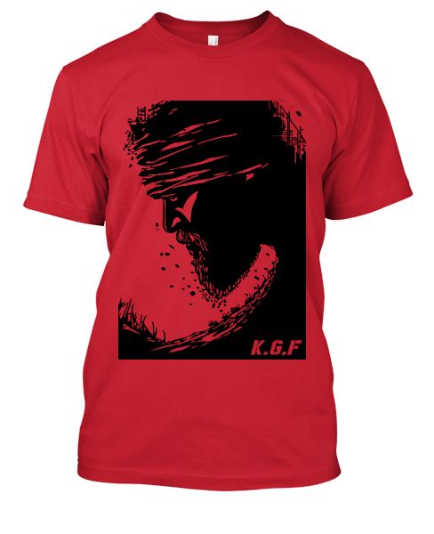 K.G.F - YASH - Red - Front