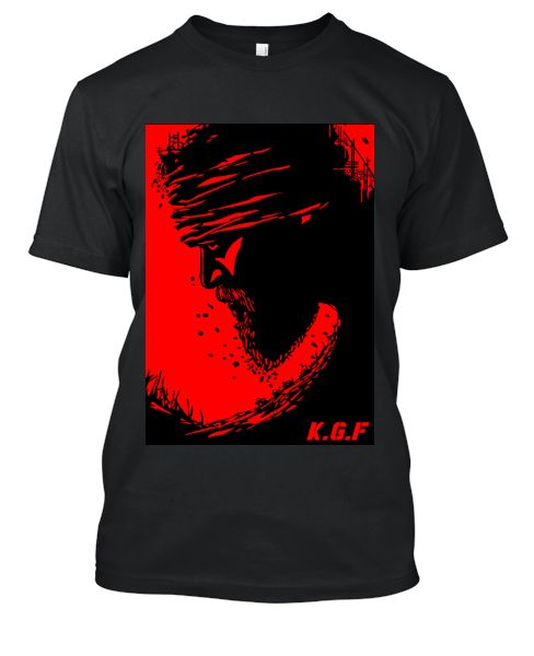 K.G.F - YASH - Black - Front