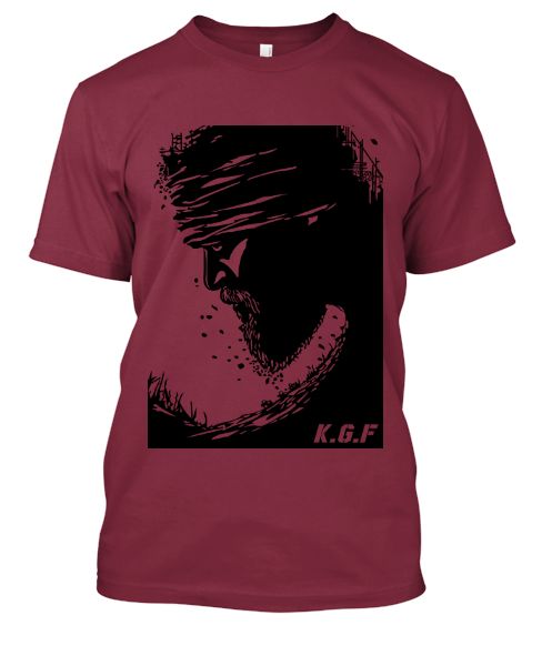 K.G.F - YASH - Maroon - Front