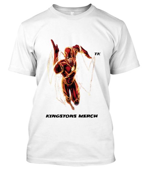KINGSTONS MERCH (FLASH PRODUCTS) BUY T-SHIRTS. HURRY! (LIMITED) - Front