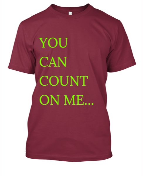 You can Count on me.. - Front