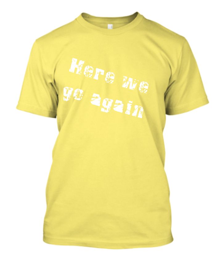 Kiger T-shirt for men | men’s | T-shirt | Round neck | yellow - Front