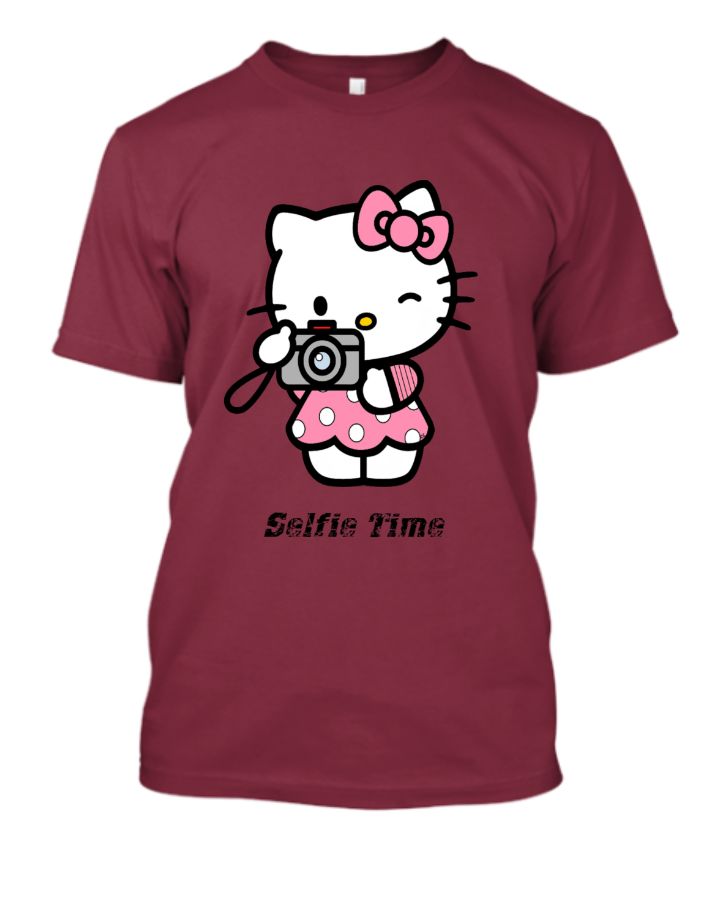 Kitty Cat Selfie Time  T-shirt - Front