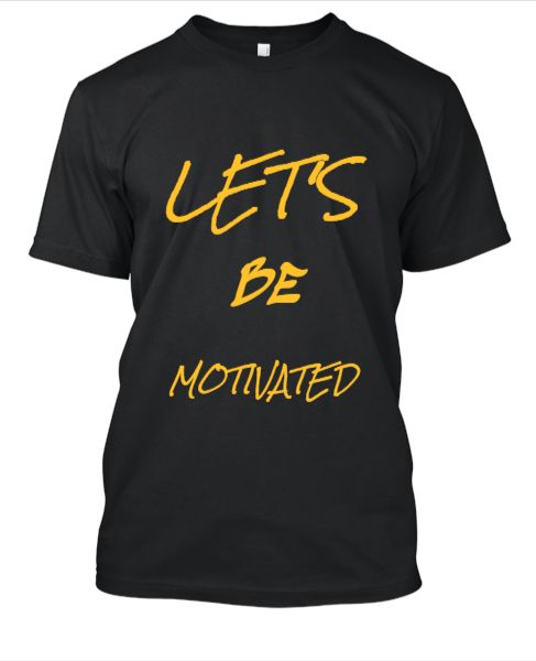 LET' S BE MOTIVATED HALF SLEEVE T-SHIRT - Front