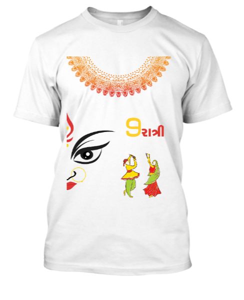 Latest Navratri T-Shirts - Front