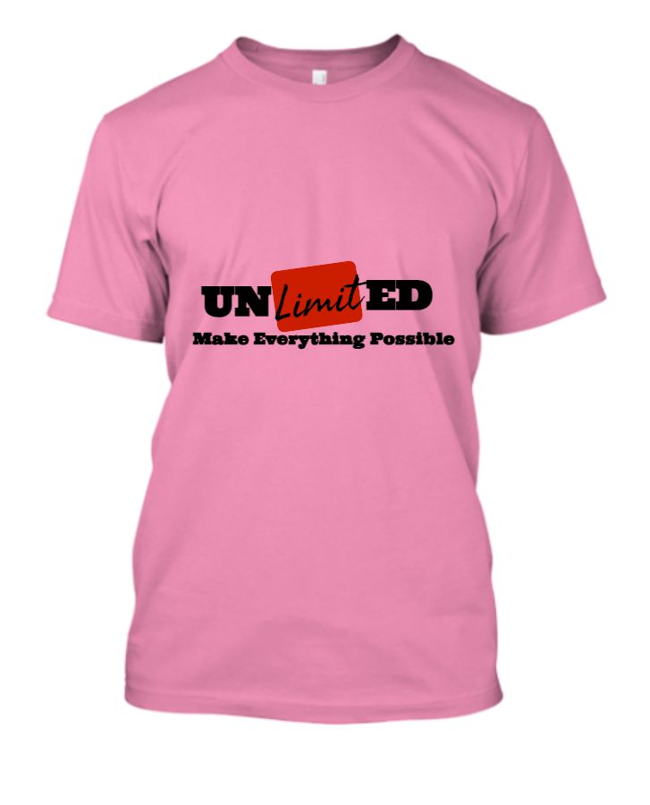 'Limitless Horizons' collection || Half Sleave T-shirt - Front