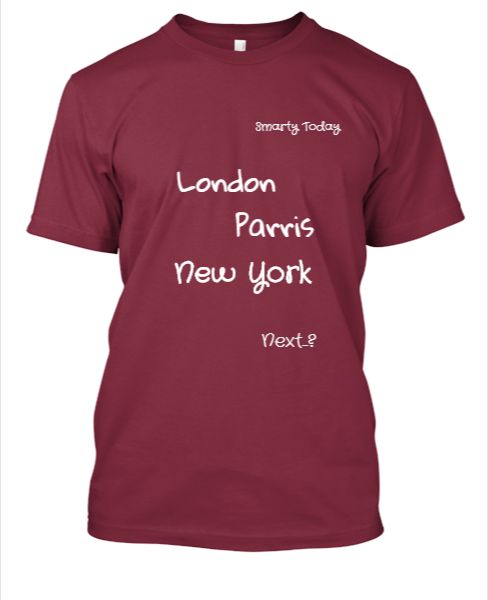 London Paris new York next  - Front