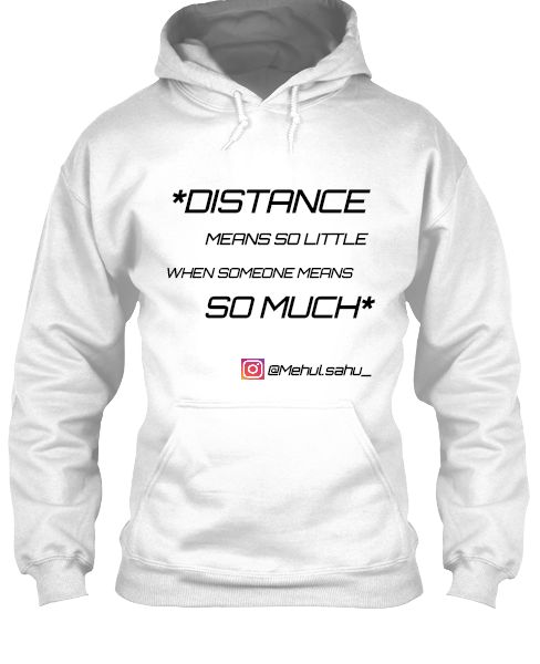 Long Distance Relationship hoodie - Front