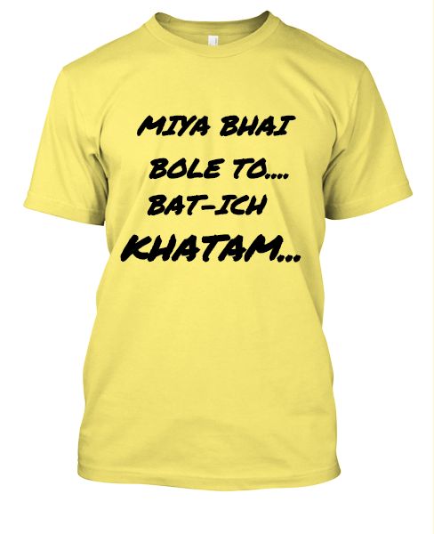 MIYA BHAI BOLETO BAT-ICH KHATAM - Front