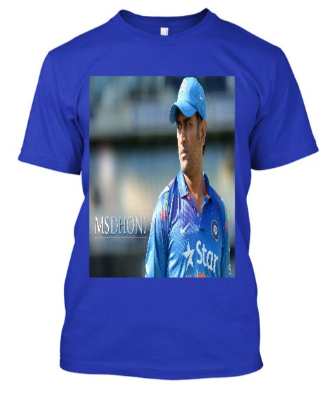 MS DHONI LATEST LIMITED ADDITION T-SHIRT - Front