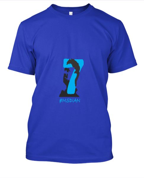 MS DHONI Printed Limited Edition T-SHIRT - Front