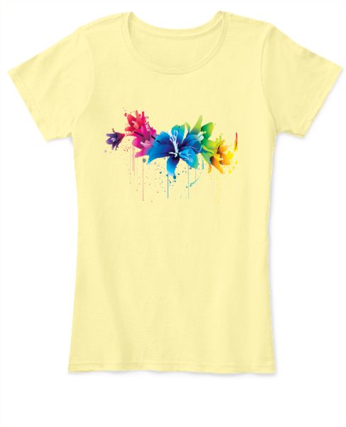 MULTI ABSTRACT FLOWER - Front