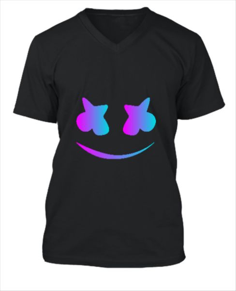 Marshmellow-Eyes-V neck - Front