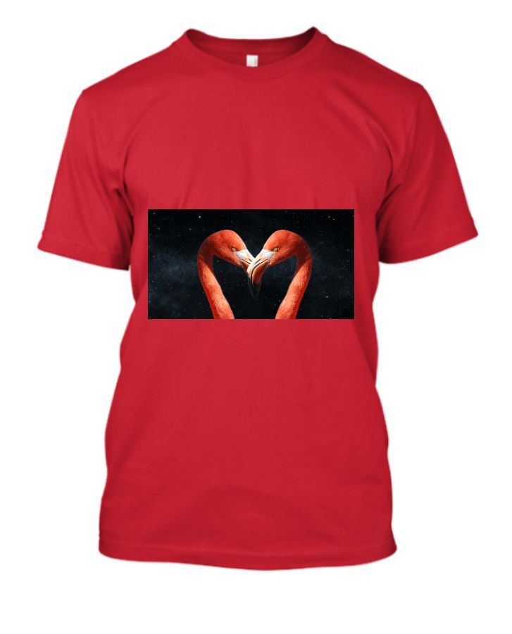 Men’s Half Sleeve Round Neck Valentine, Heart image T-Shirt - Front