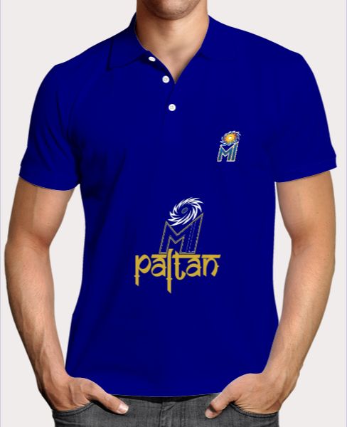 Mi Paltan Fan made polo Tshirt - Front
