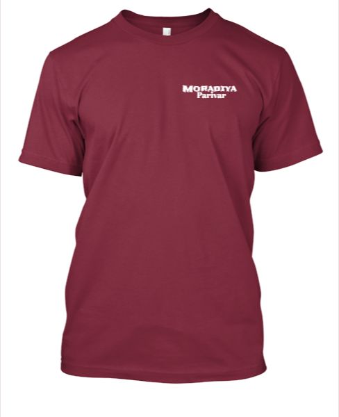Moradiya Parivar T-Shirts Online For the MEN - Front