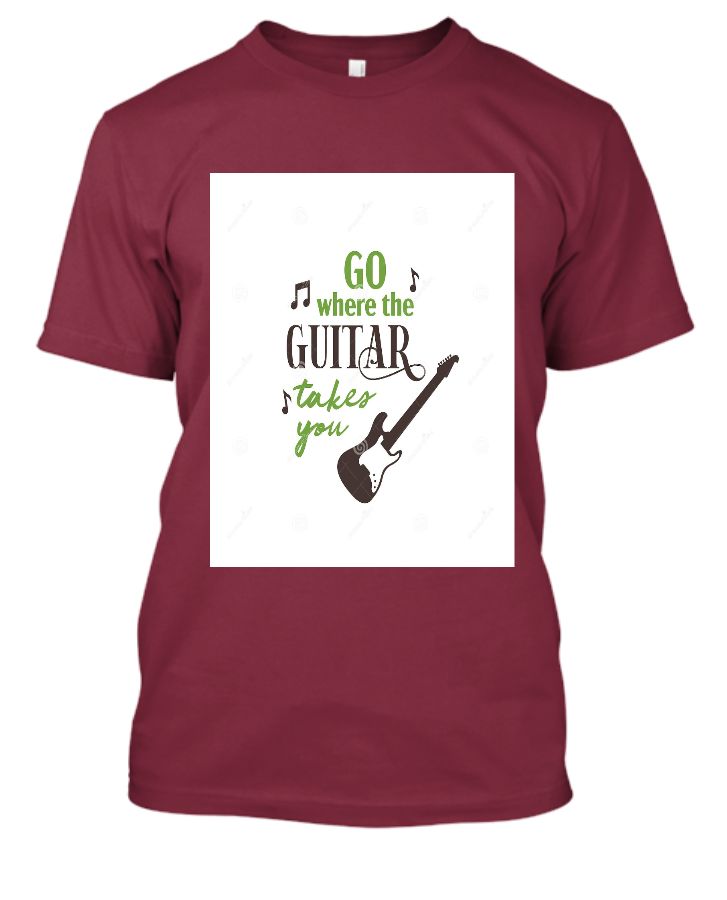 Music quote lettering typography T-shirt - Front