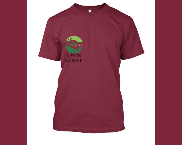 Myvinnature T-shirt with logo - Front