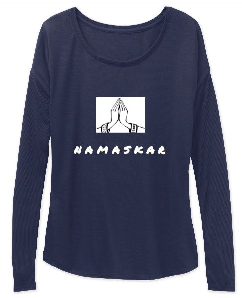 NAMASKAR women full sleeves tshirt - Front