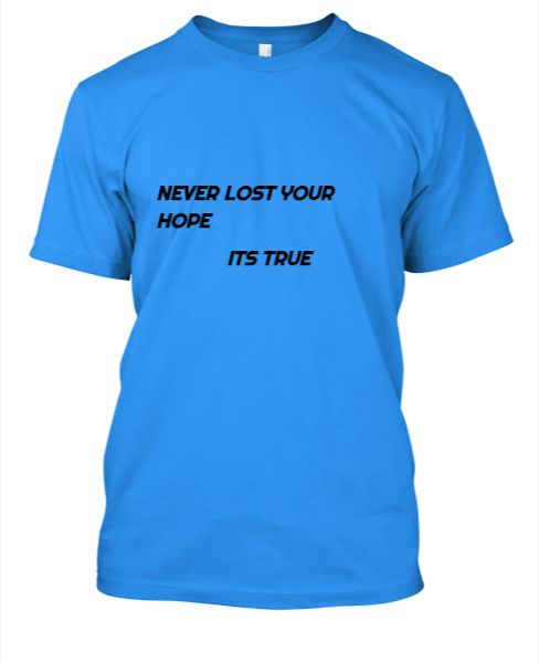 NEVER LOST YOUR HOPE - Front