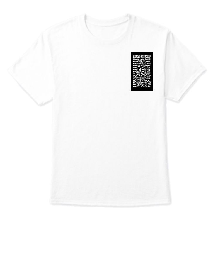 NO Space Printed T-Shirts - Front