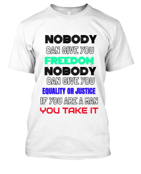 NOBODY CAN GIVE YOU FREEDOM - Front