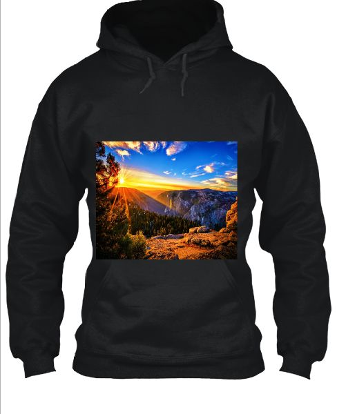 Nature Sunset Hoodie  - Front