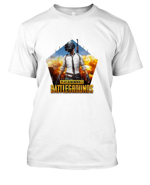 New Arrival letest design PubG Player Unknown Battlegaround Cotton T-shirt - Front