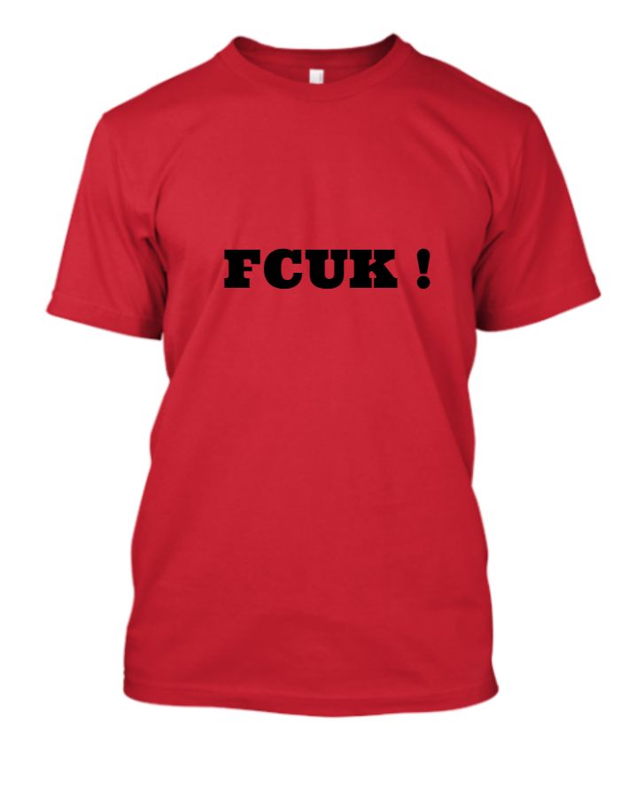 New cool FCUK design shirt Half sleeve - Front