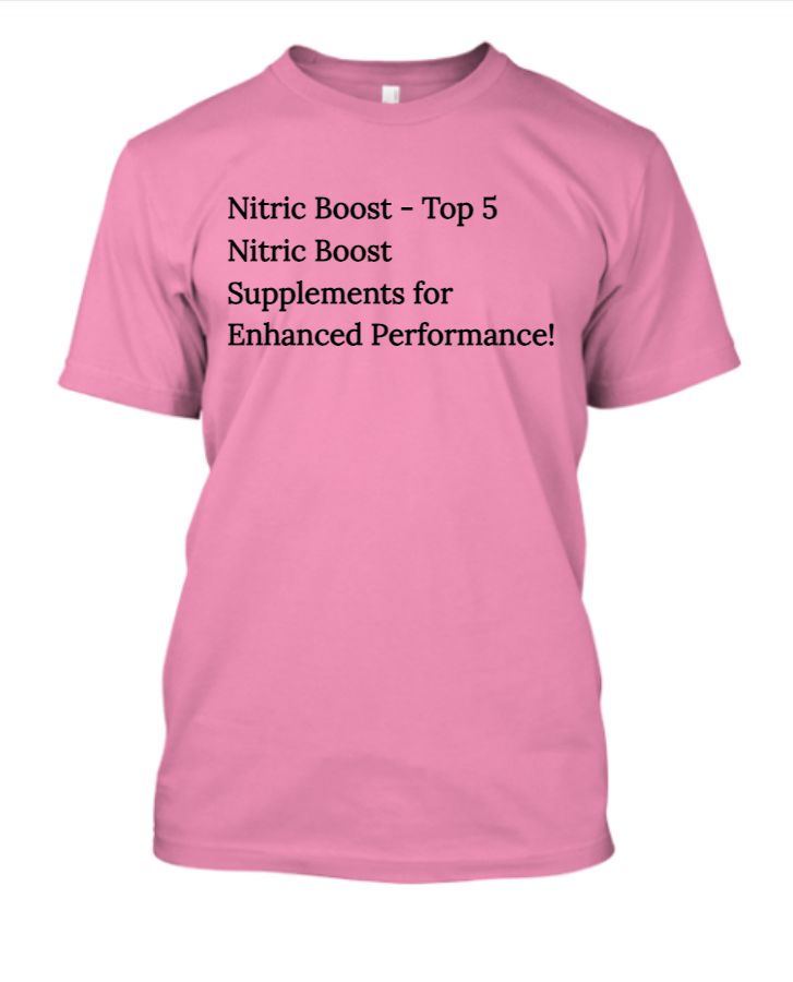 Nitric Boost - Top 5 Nitric Boost Supplements for Enhanced Performance! - Front