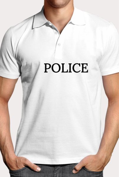 POLICE POLO T-SHIRT - Front