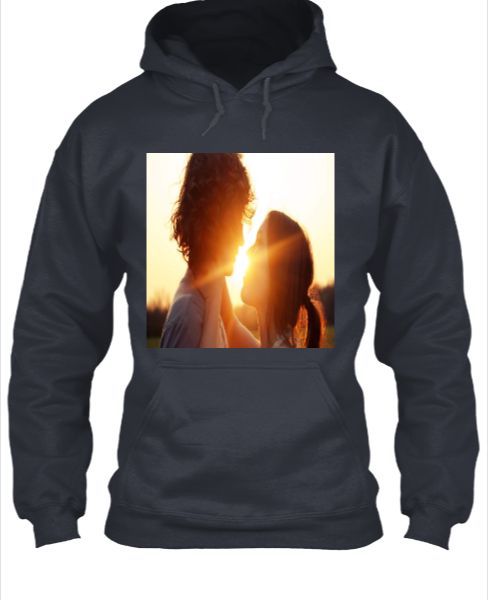 PRINTED HOODIE FOR MEN AND WOMEN - Front