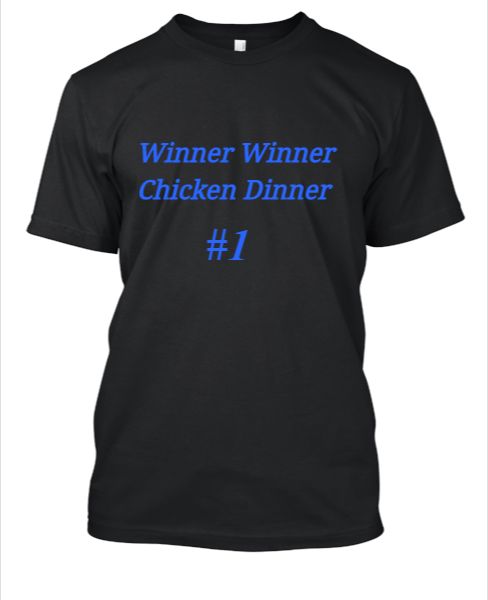 PUBG CHICKEN DINNER TEE - Front