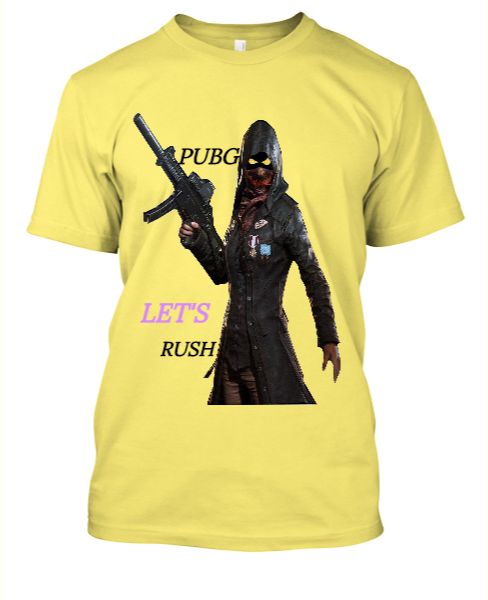 PUBG T-SHIRT LET'S RUSH - Front