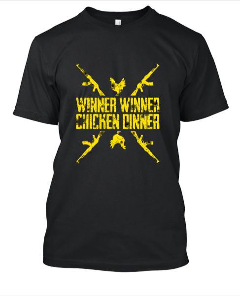 PUBG T-Shirt - Winner Winner Chicken Dinner - Front