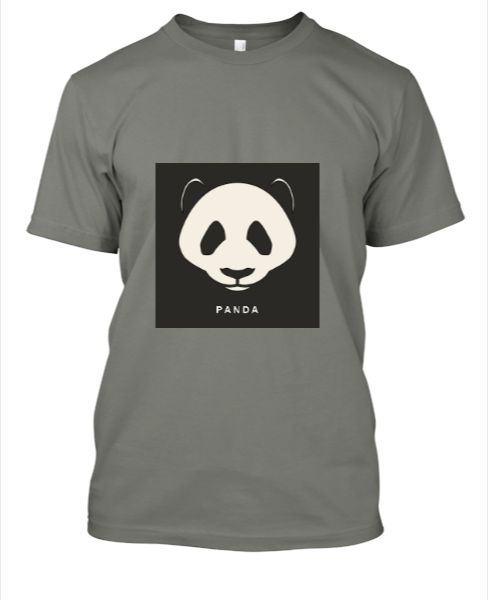 Panda  Men's half sleeve Premium T-Shirt  - Front