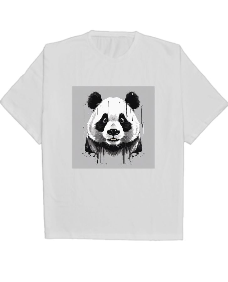 Panda Limited edition Oversized Tshirts - Front