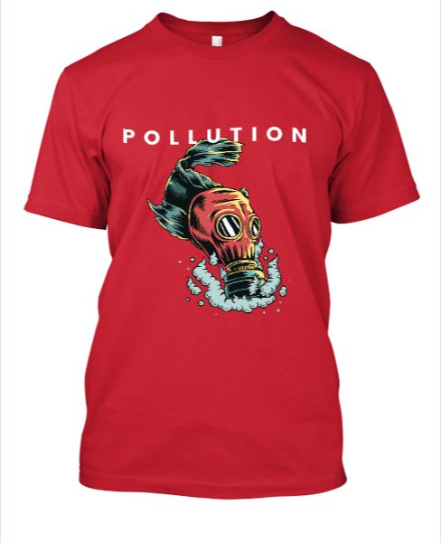 Pollution Theme T-Shirt - Front