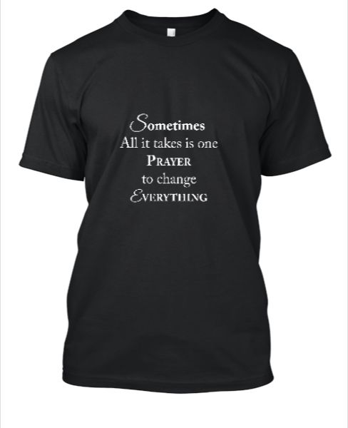 Prayer changes everything - Front