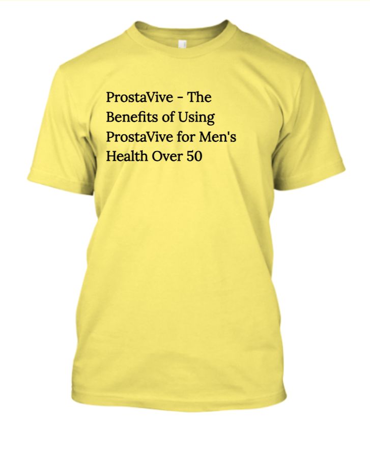 ProstaVive - The Benefits of Using ProstaVive for Men's Health Over 50 - Front