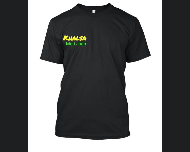 Khalsa T Shirts - Front