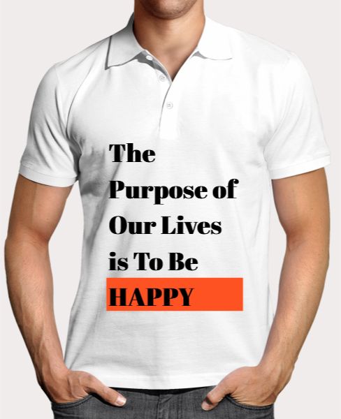 Purpose of Our Lives is To Be HAPPY - Front
