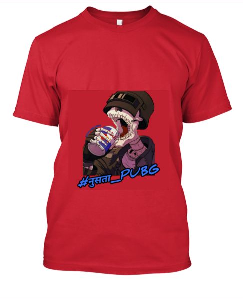 RED PUBG T-SHIRT - Front