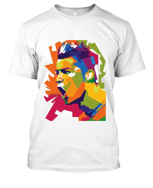 RONALDO 07  Double Side Printed Cotton T-Shirt  #01 - Front