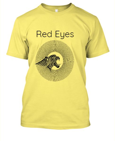 Red Eyes Printed T-shirt - Front