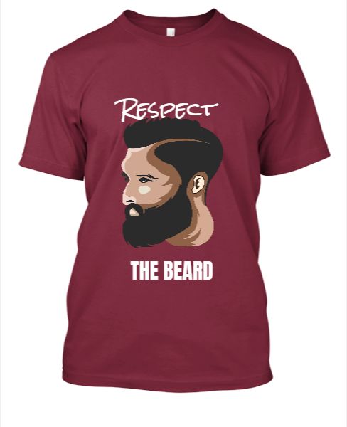 Respect THE BEARD T-Shirt - Front